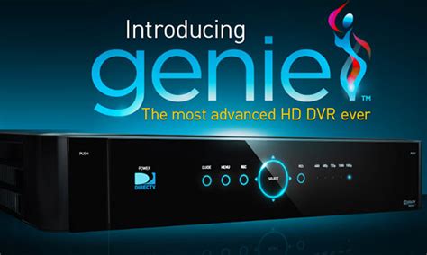 The result is the directv genie ($tba), a whole home solution for tv viewing. DirecTV Genie HD DVR ups the DVR Game