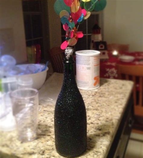 Glittermod Podge Champagne Bottle Bottles Decoration Diy And