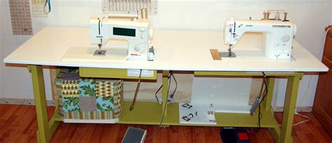 When i got the bernina i realized i had to have a i'm back & diy sewing table. My New Sewing Table | Candied Fabrics
