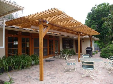 Are you looking for a stylish wooden trellis? TimberSIL® glass wood Patio Trellis - Pacific Palisades ...