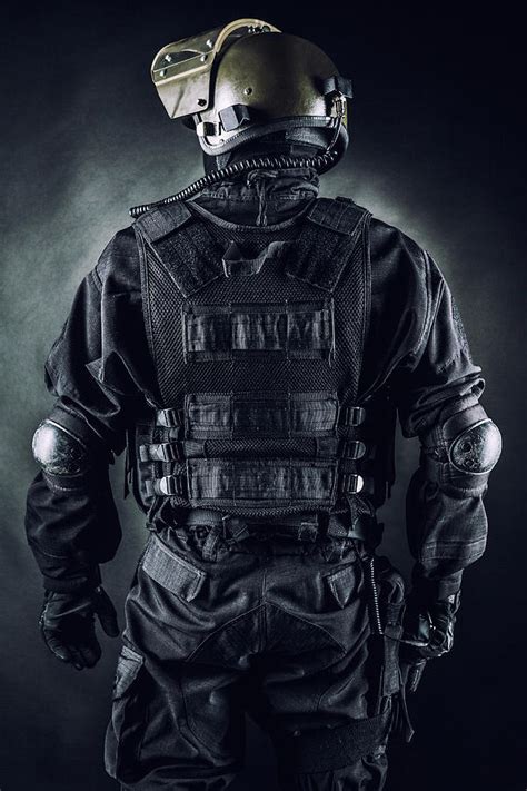 Spec Ops Soldier On Black Background Photograph By Oleg Zabielin Pixels