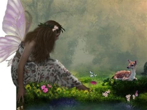 ~fairys Friend~ Fantasy Abstract Fairy Deer Hd Wallpaper Peakpx