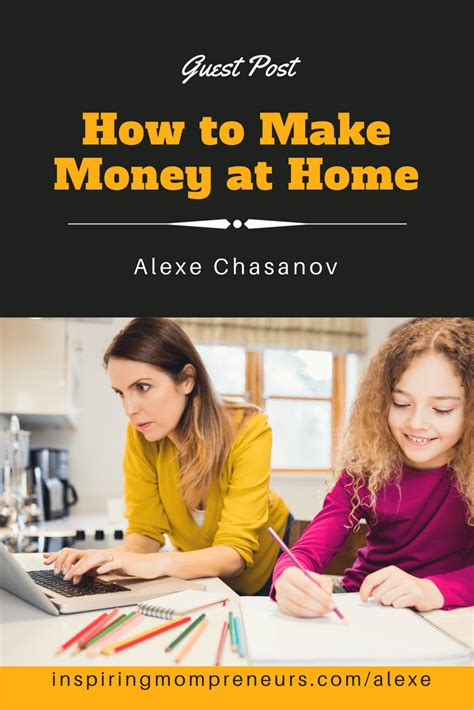 Another great way to make money fast as a kid is to aerate lawns. How to Make Money Working at Home - Inspiring Mompreneurs