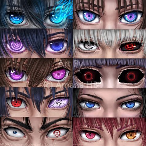 Anime Eyes By Amana Hb On Deviantart
