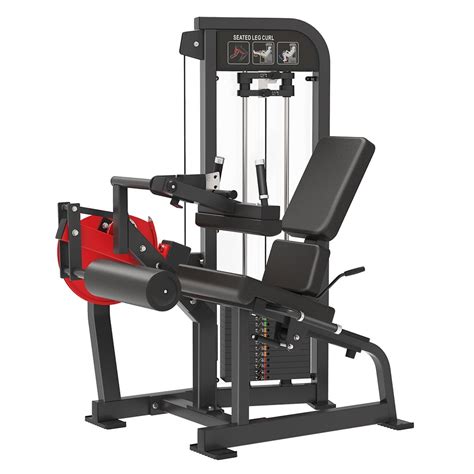 Commercial Gym Selectorized Pin Loaded Seated Leg Curl Machine China