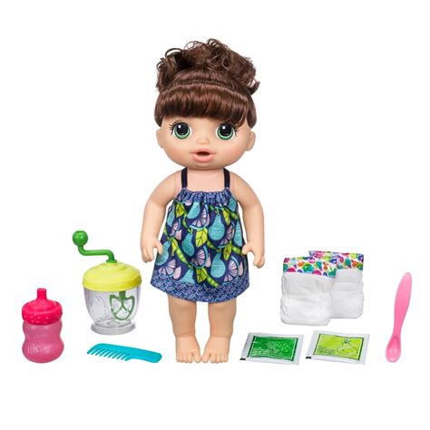 Baby Alive Sweet Spoonfuls Baby Doll Girl — Brunette Target Top Toys