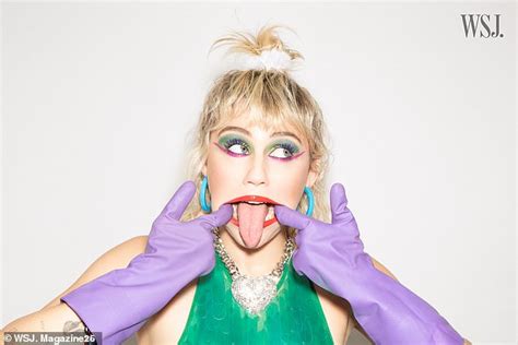 Miley Cyrus Makes Dishwashing Gloves Fashion For Wsj Photoshoot And