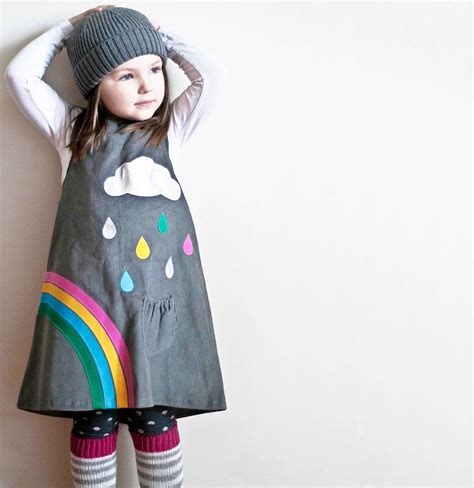 Girls Rainbow Dress By Wild Things Funky Little Dresses