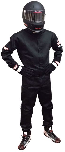 Drag Racing Fire Suit Sfi 1 Race Suit Sfi 32a1 One Piece Suit Black