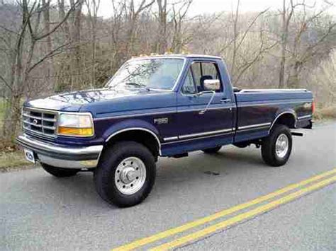 Buy Used 1995 Ford F 250 Hd Xlt 1 Owner 5 Speed Low Miles