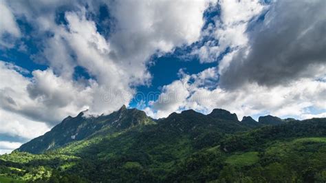 Landscape Of Mountain Doi Luang Chiang Dao Chiang Mai Thailand Stock