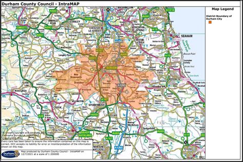 Durham City Boundary Map Durham City Freemen