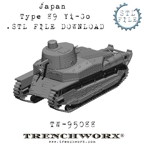 Japanese Type 89 Yi Go Wargaming3d