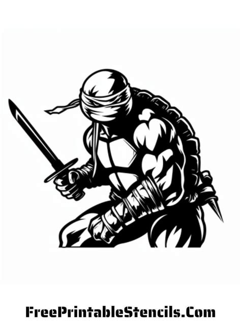 Free Printable Ninja Turtles Stencils And Silhouettes Free Printable