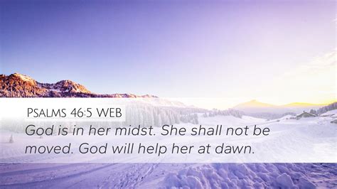 Psalms 465 Web Desktop Wallpaper God Is In Her Midst She Shall Not