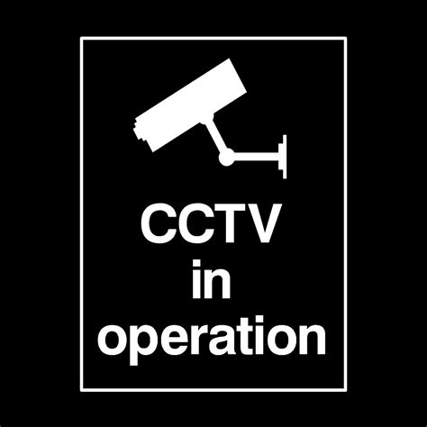 Cctv In Operation Window Sticker Safety Signs And Stickers