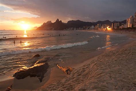1800 Ipanema Beach Sunset Stock Photos Pictures And Royalty Free
