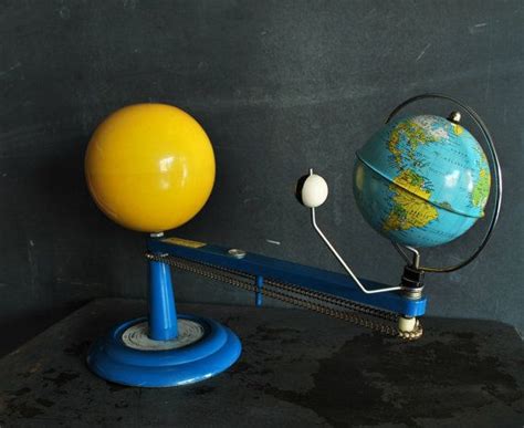 Vintage Earth Sun And Moon Model By Agentgallery On Etsy Solar System
