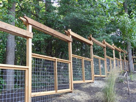 Deer Proof Cedar Fence With Goat Panel Bottom By Bloomingsmith