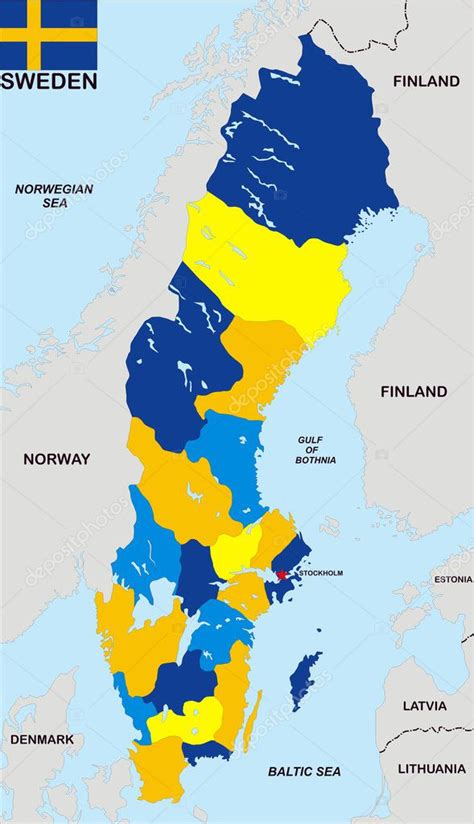 Cartina Geografica Politica Della Svezia Vrogue Co