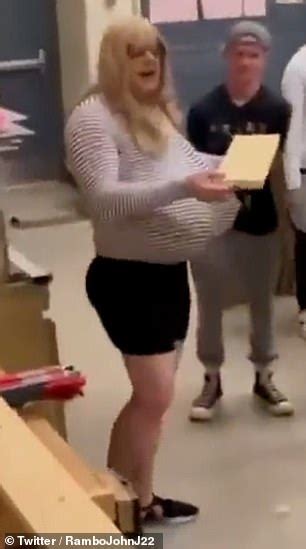 Nsfw Canadian Students Skip Class Over Shop Teacher With Enormous Fake
