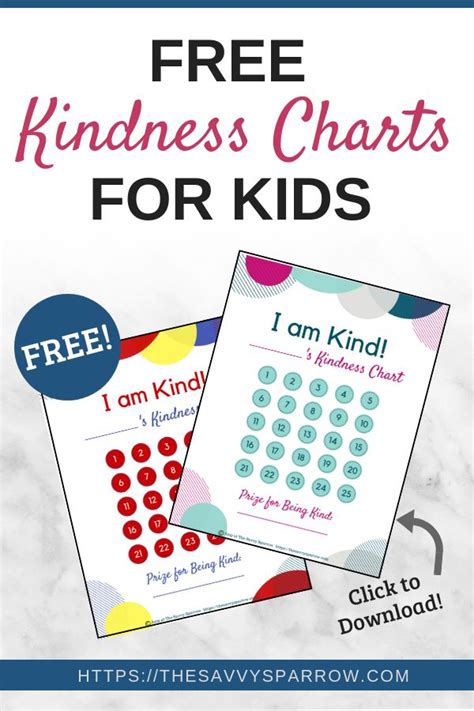 Encourage Your Kids To Be Nice With These Free Printable Kindness