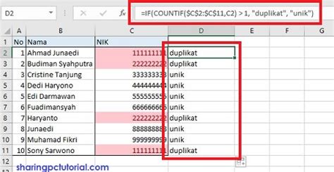 Cara Menghapus Data Double Di Excel