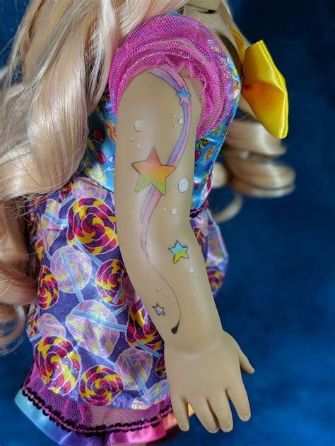 custom american girl doll rainbow brite blonde custom ooak ebay