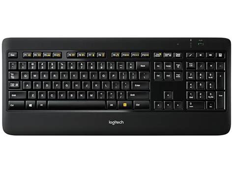 Logitech K800 Black Rf Wireless Illuminated Keyboard French Neweggca