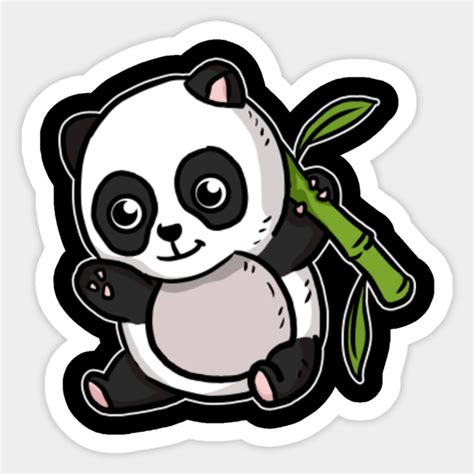 Cute Kawaii Panda Bear Pandas Sticker Teepublic