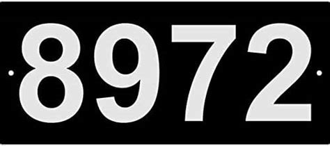 Reflective Address Sign Custom 911 House Number Address