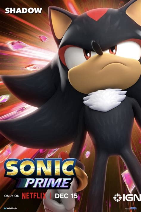 First Posters For Shadow And Eggman In Sonic Prime Releasing On