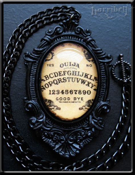 Ouija Noir Necklace By ~horribell Originals On Deviantart With Images