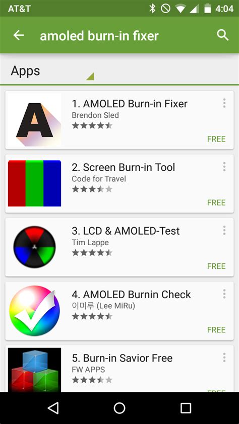 Amoled Burn In Fixer For Nexus 6 And Other Amoled Display Devices Aivanet