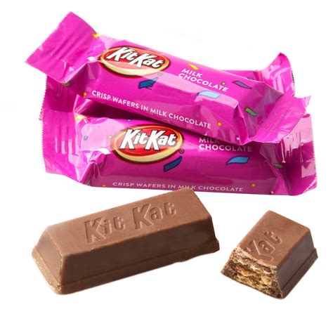 Miniature Pink Kit Kats 54ct Bag Chocolate Candy Delights Bulk
