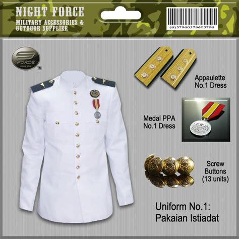 Uniform Custom Made Army Malaysia Night Force Military And Outdoor