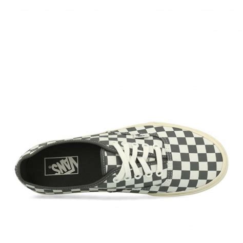 Sneaker Vans Mens Authentic Checkerboard Pewter Marshmallow — Spofesta