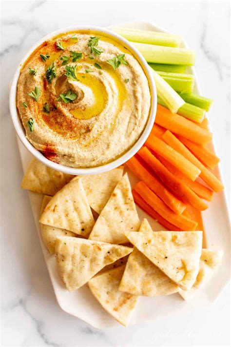 The Easiest Homemade Hummus Recipe From Scratch Julie Blanner