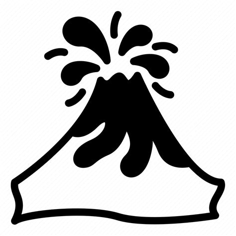 Eruption Volcano Erupting Volcanic Erupts The Mountain Icon