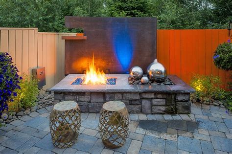Outdoor Fireplaces Paradise Restored Landscaping Garden Fire Pit