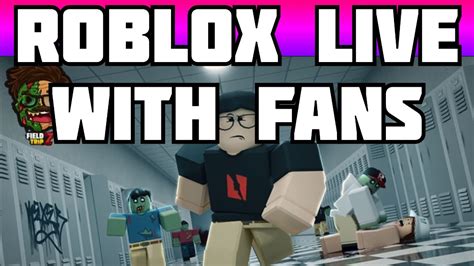 Play Roblox With Fans Live Youtube