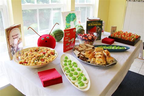 A baby shower calls for baby themed food! A Storybook Shower | popcorn and pandas