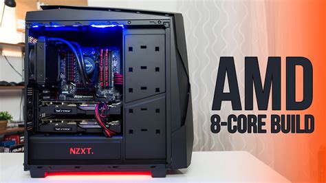 The 1200 Amd 8 Core Crossfire Gaming Build Youtube