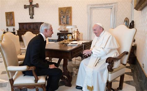 Alfredo Del Mazo Se Reúne Con El Papa Francisco En El Vaticano