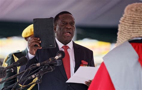 Zimbabwes New President Emmerson Mnangagwa Vows Job Creation