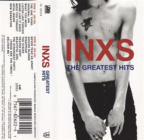 Inxs The Greatest Hits 1994 Cassette Discogs