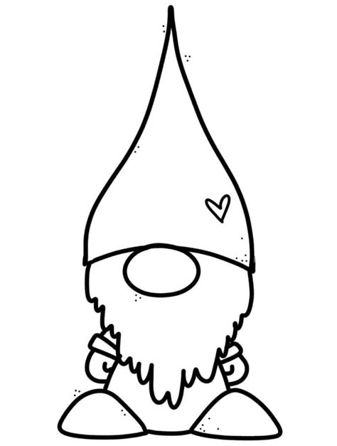 Dibujos De Dos Gnomos Para Colorear Para Colorear Pintar E Imprimir