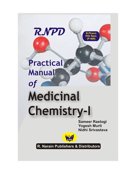 Practical Manual Of Medicinal Chemistry I B Pharm Books And Study