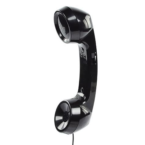 Basicxl Retro Telephone Handset Headphone Black At Juno Records