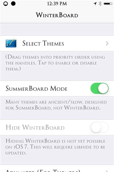 How To Set Up Winterboard On Your Jailbroken Iphone For Unlimited Ios 7